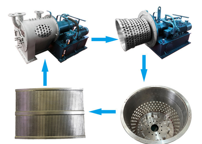 Industrial Centrifuge for Salt Dewatering Snowflake Salt Production Line