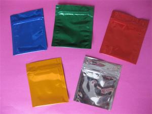 China Aluminium Foil Zipper Herbal Incense Packaging Colorful Gravure Printing on sale