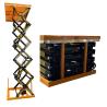 Buy cheap 4.8M 0.5 Ton Stationary Hydraulic Scissor Lift 500kg from wholesalers