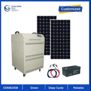 China OEM ODM lifepo4 lithium battery 3kw Off Grid Solar Panel System Emergency Home Power Generator lithium battery packs wholesale