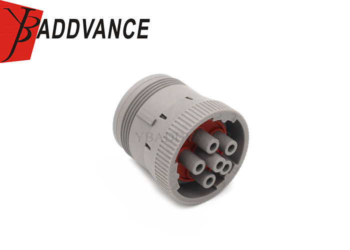 HD16-6-12S-B010 6 Pin Deutsch Dt Connector Female Grey Sealed HD10 Series