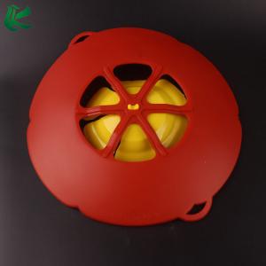 China Food Grade Flower Petal Pot Boil Silicone Spill Stopper Lid Cover wholesale