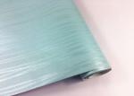 Waterproof Self Adhesive Wallpaper For Furniture Light Blue Easy Peel Off