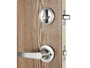 China Antique Door Handles Zinc Alloy Fits Right / Left Handed Doors With Interior Lever wholesale