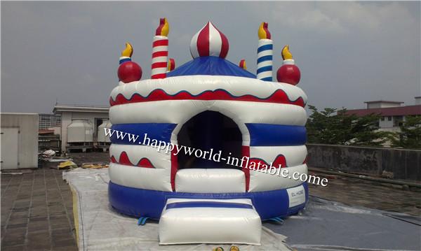 inflatable cake bounce castle , cake jumping castle , cake bouncer castle