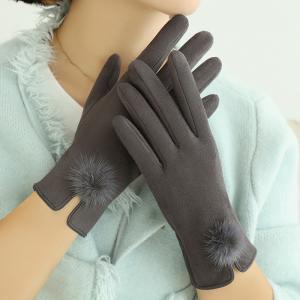 China Mittens Suede Lady Driving Gloves 23cmx16cm For Women Winter wholesale
