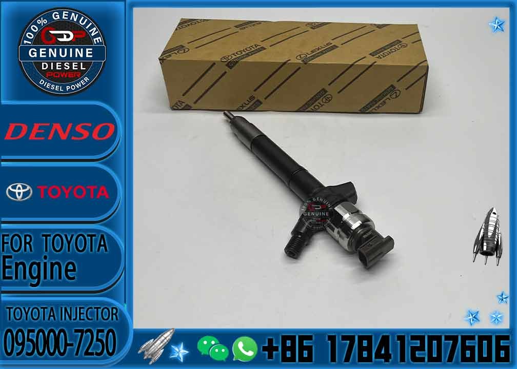 2AD-FTV Auto Engine Parts Injector 095000-7250 Diesel Fuel Nozzles Injector 095000 7250 0950007250 for Toyota Avensis