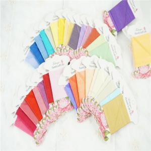 China 4mmX5m/card solid colour silk ribbon，monochrome silk ribbon, 100% silk,ribbon,embroidery ribbon wholesale