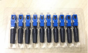 Waterproof Single-Mode Fast Connect Fiber Connectors For Drop Cable / Indoor Cable