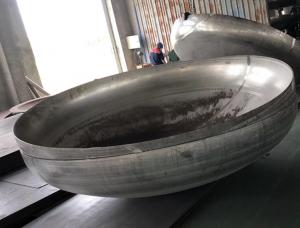 China Hemispherical Propane Tank Head Coating Carbon Steel End Cap on sale