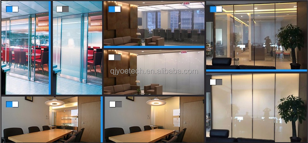 110V Electric Switchable Privacy Film PDLC Film Smart Glass Window