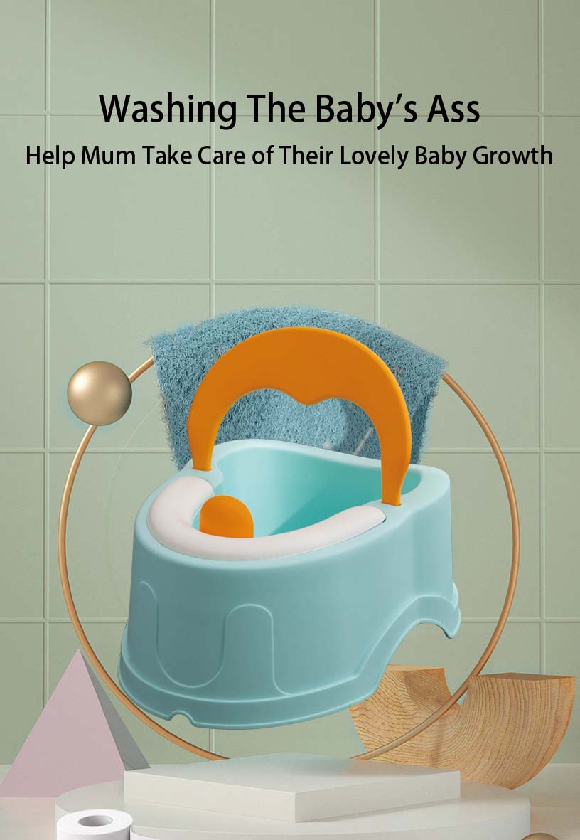 Solid Pink/Blue/Black Baby Toilet Potty Seat with Custom Logo Lightweight Design