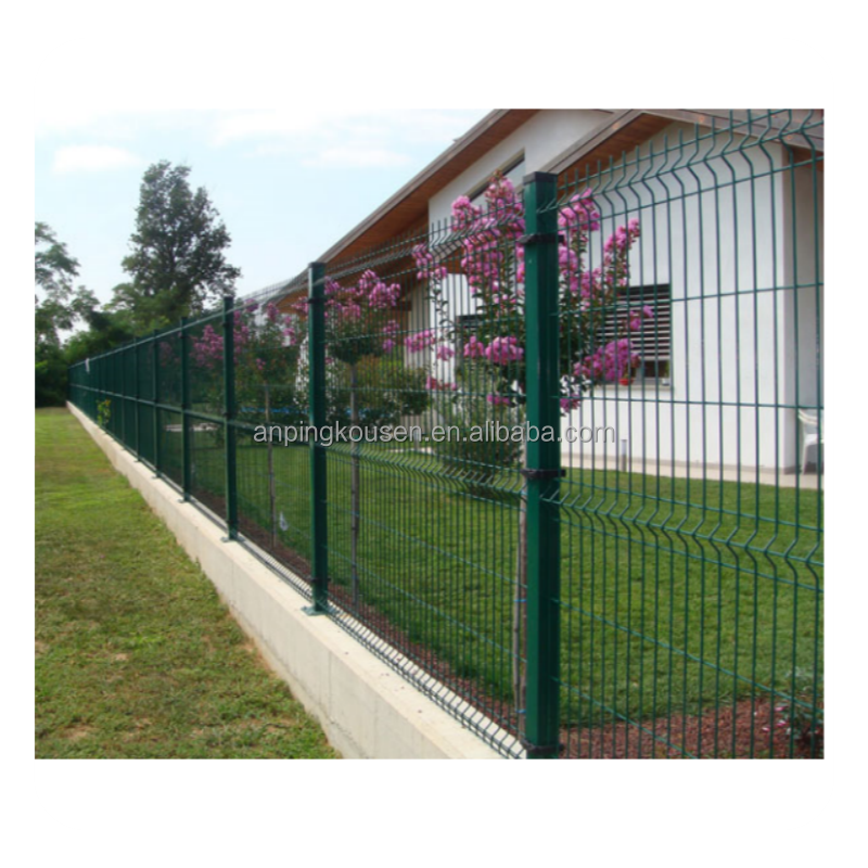 Rectangle 3D Metal Wire Fence Panel Home Garden Welded Wire Mesh Fence for Your Garden