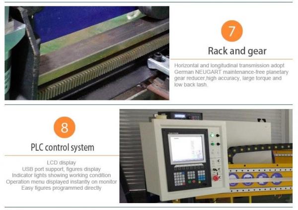 Hyper CNC Panasonic servo Metal plate robot plasma cutting machine price robot plasma cutting machine price