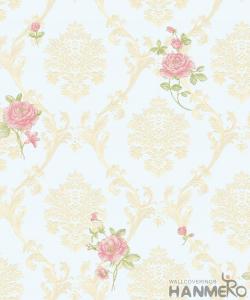 China Luxury Floral PVC 0.53*10M Wallpaper European Style Living Room Bedroom Decor in Stock wholesale
