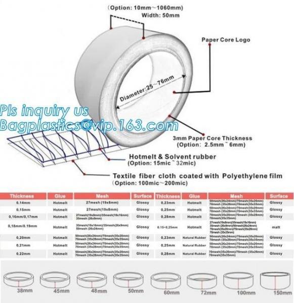 Double sided foam mounting tape,black tape with red cover film,Hot melt double sided cloth carpet tape bagplastics bage