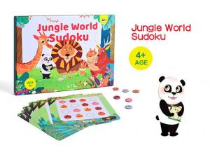 China Magnetic Sudoku Puzzle Board Game Jungle World Logical Toys For Toddlers wholesale