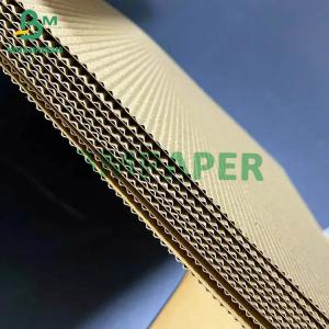 China Flute Corrugated Cardboard Sheets 1mm - 2mm Thickness For Food Packaging Box wholesale
