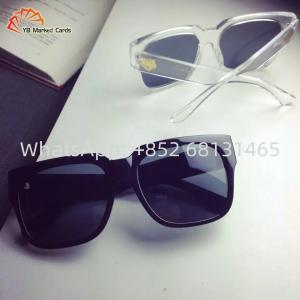 China Scanning Cheating Cards Contact Lens Luminous Ink Poker Player Sunglasses wholesale