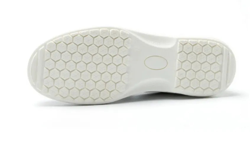 Medical Nursing Clinical Shoes White Leather Non Slip Shoes In Orthopedic Hospital