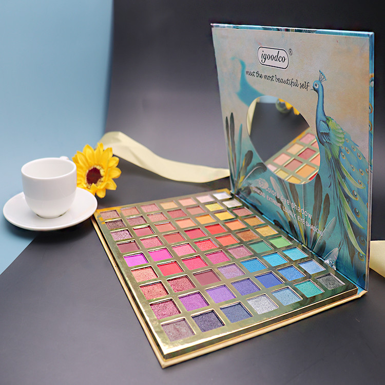 ISO Waterproof 63C Colors Pigmented Eyeshadow Palette Shimmer Glitter 2.5g