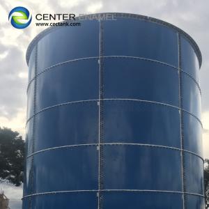 China Porcelain Enamel Paint Rainwater Tanks / 100 000 Gallon Bolted Steel Rainwater Storage Tanks on sale