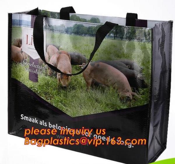50kg Big Matte Starry Lamination PP Woven Shopping Bag With Zipper,Supermarket shopping environmental reusable carrefour