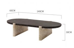 China Nordic Modern Hotel Furniture Natural Stone Coffee Table wholesale