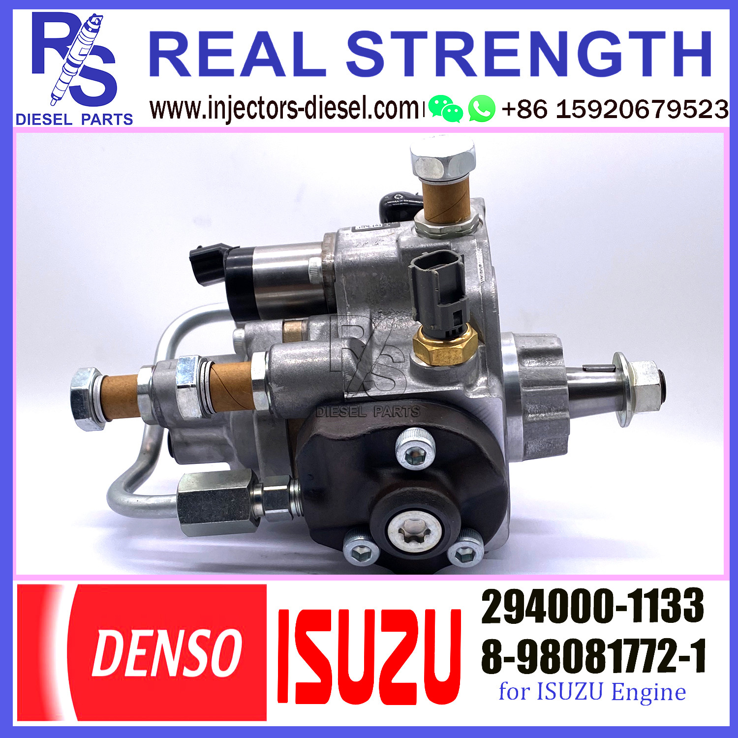 DENSO Diesel Engine Fuel HP3 pump 294000-0073, 294000-0516, 294000-1133 for isuzu engine 8-98081772-1