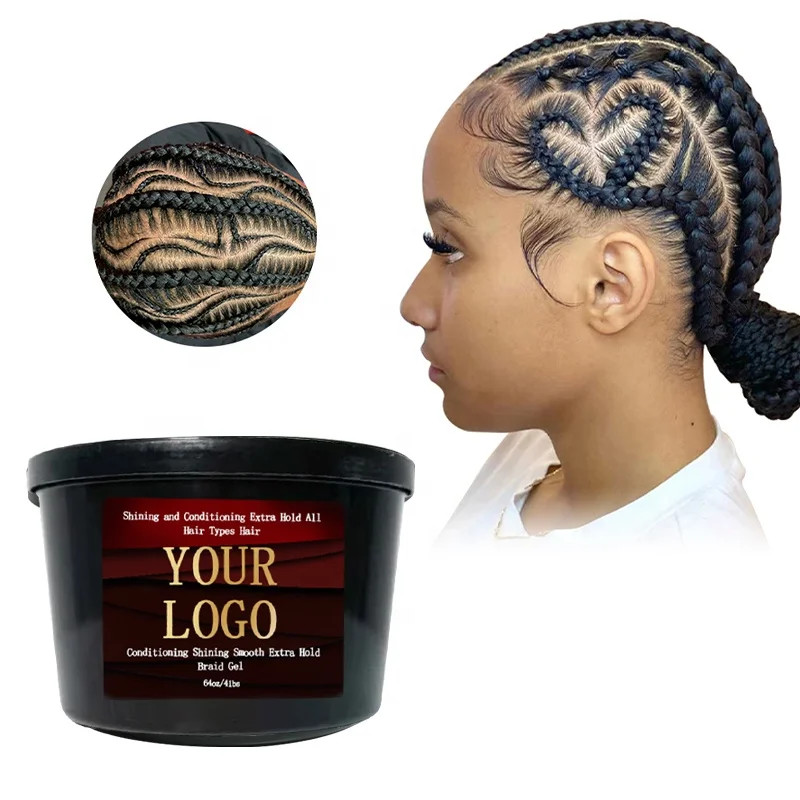 Strong Hold Non-greasy Smoother Wax Styling Fixer Edge Control for Black Hair No Flaking White Residue Shine and Smooth