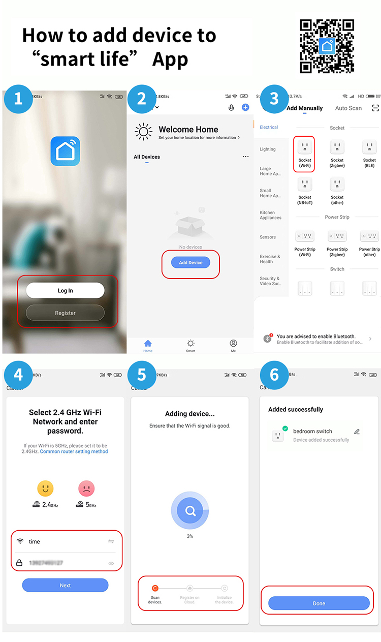 SDK NFC Wifi Smart Socket 16A Smart Plug Socket