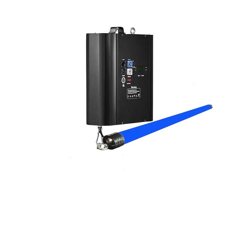 dmx winch led kinetic ball triangle tube