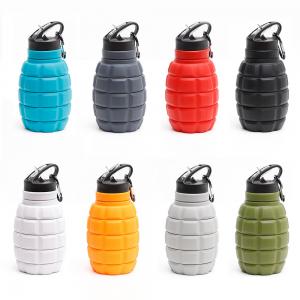 China Multicolor Silicone Drink Bottle , Stainless Steel Water Bottle With Silicone Sleeve wholesale