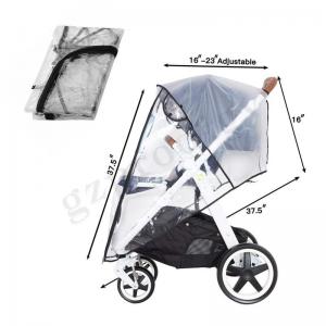 China PVC Stroller Rain Cover Universal Stroller Accessory Baby Travel Weather Shield Windproof Protect From Dust wholesale