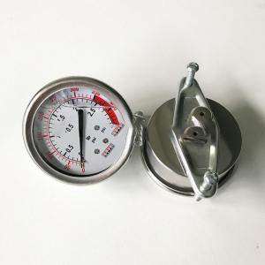China Stainless Steel RO System Accessories Glycerin Filled Pressure Gauge 100mm wholesale