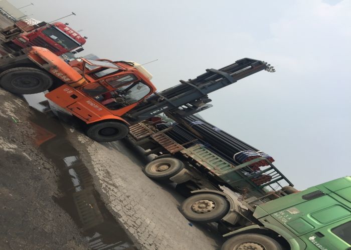 Building Material ERW Steel Pipe 12m 6m 6.4m Electric Resistance Welded Tube