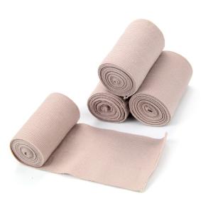 China Different Types Cotton elastic bandage Medical crepe bandage elastic crepe bandage with clips on sale