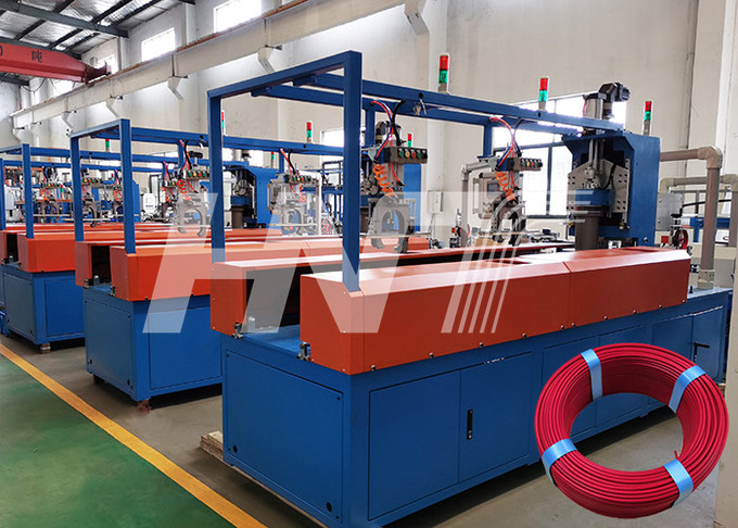 4 Point Cable Wire Coiler And Binding Machine With Coil Max. OD600mm