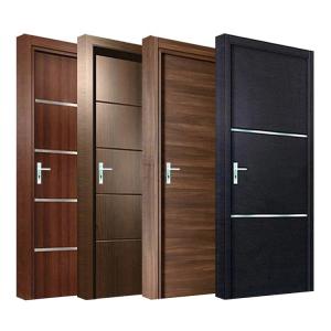 China New interior room water proof door design modern waterproof solid wooden doors with accessories for sale on sale