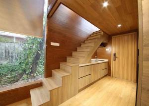 China Luxurious Aviation Aluminum Wood House With Lightweight Wateproof Soundproof Villa wholesale