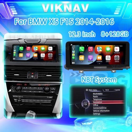 Viknav Car Radio 12.3 inch For BMW X5 F15 2014 2015 2016 GPS Navigation