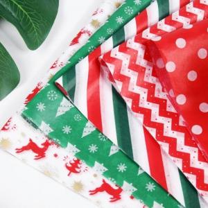 China Thin Translucent Tissue Wrapping Paper Rectangle Shape for Christmas Gift on sale
