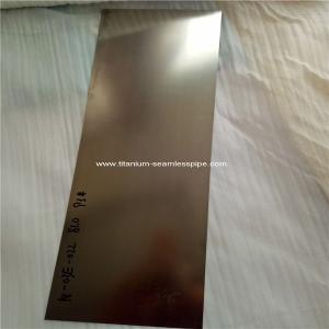 China ASTM F2063 super elastic nitinol sheet  1mm 2mm thick for eyeglass frame wholesale