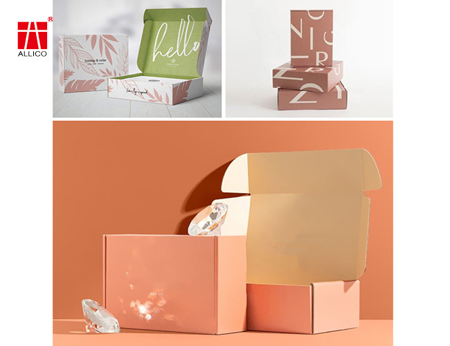 Mailer Box Manufacture Customized Colored Corrugated Boxes With Custom Logo Printed