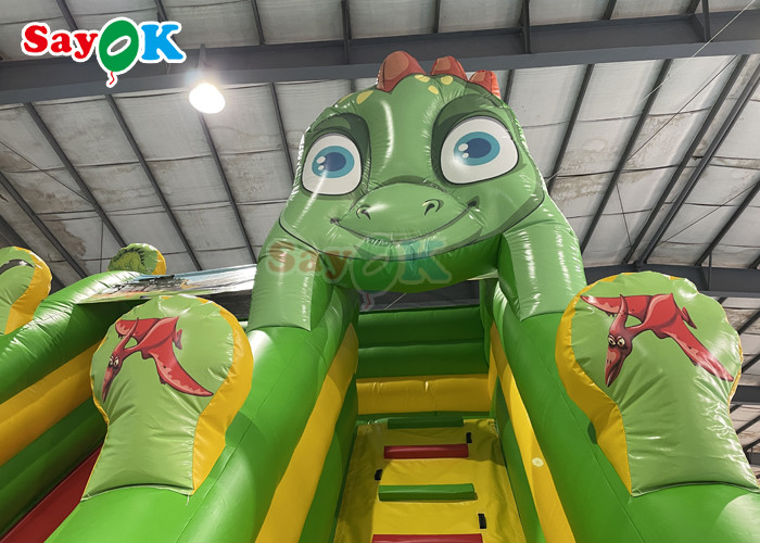 Commercial Grade Water Slide Inflatables Dinosaur Inflatable Bounce Slide For Children