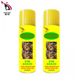 China 400ml Car Care Multi Purpose Foam Cleaner Interior Wash Foam Cleaner Spray Nontoxic on sale