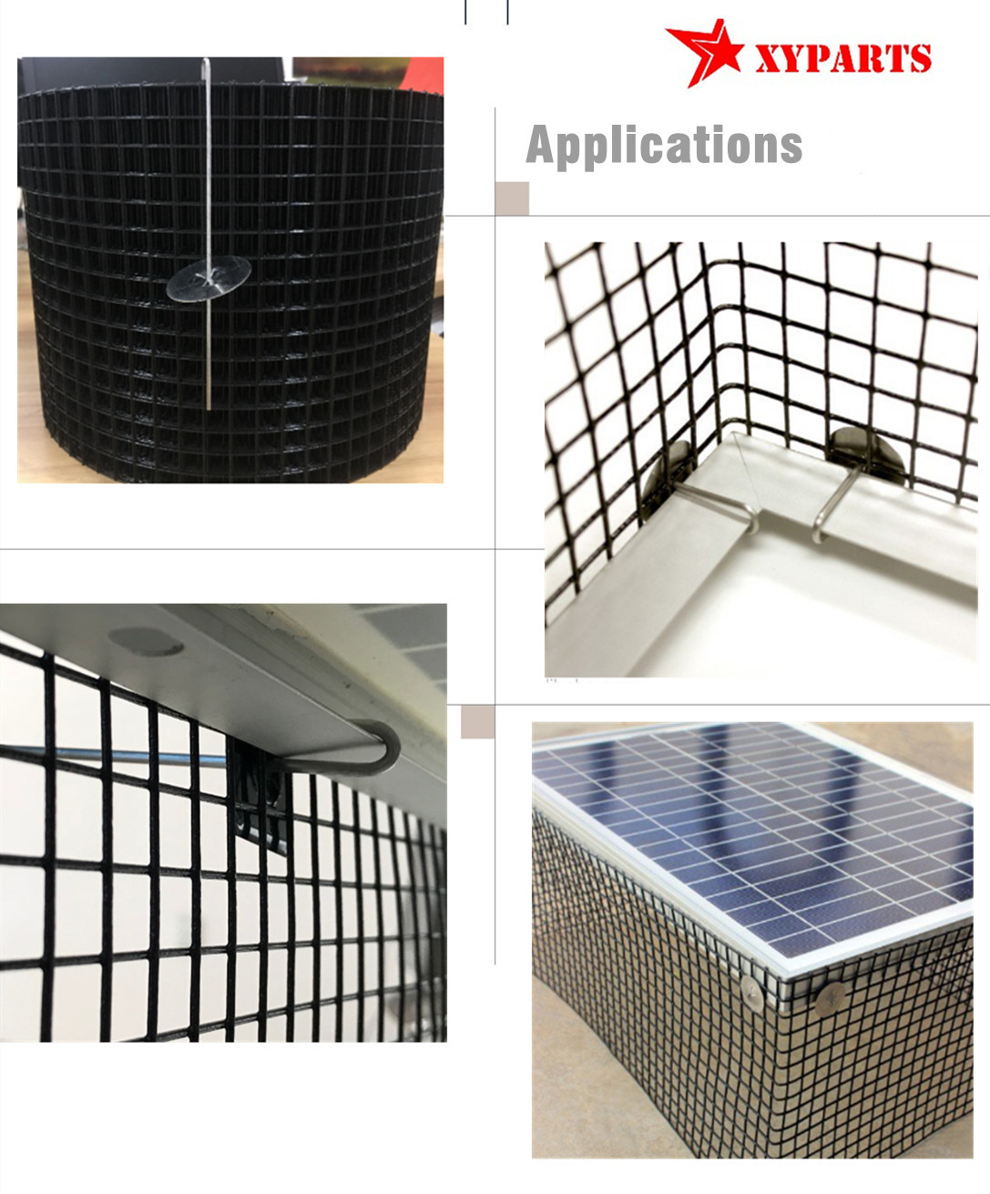 Solar Panel Clips Stainless Steel For Fixing Bird Control Wire Netting