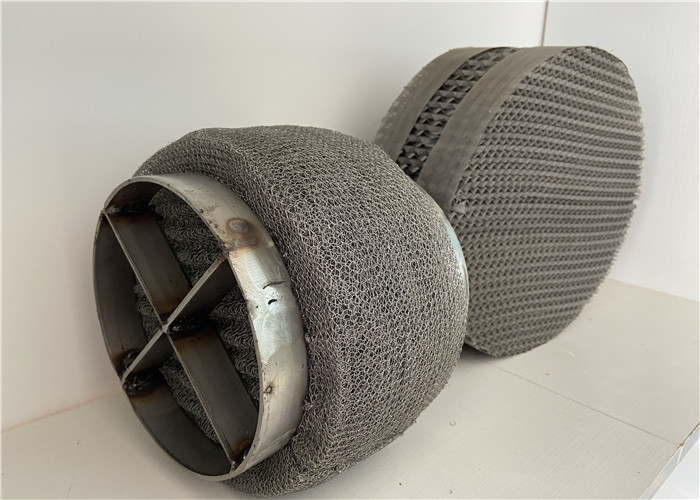 Stainless Steel 304 316 Wire Mesh Demister Pad For Aviation Gas Liquid Separation