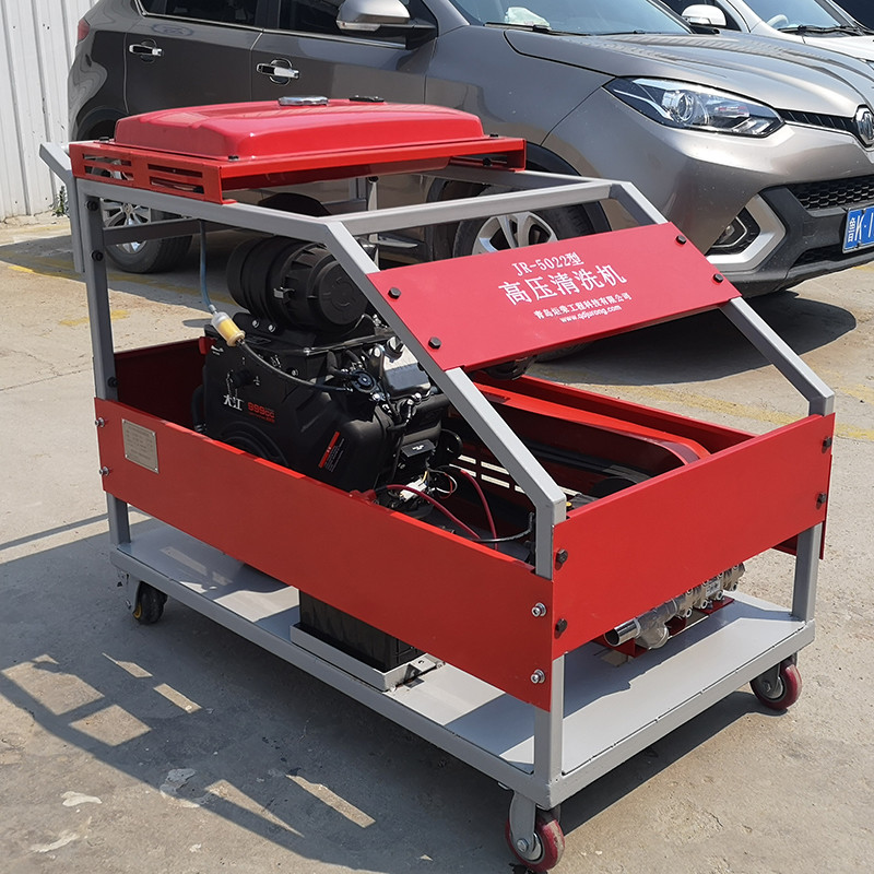 Remove Rust High Pressure Water Jet Cleaner Machine Drain Sandblasting Surface 7250psi