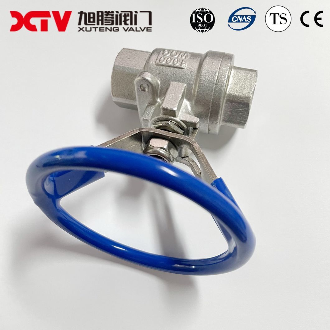 Stainless Steel Ball Valve with Round Handle Is Used in Chemical Industry